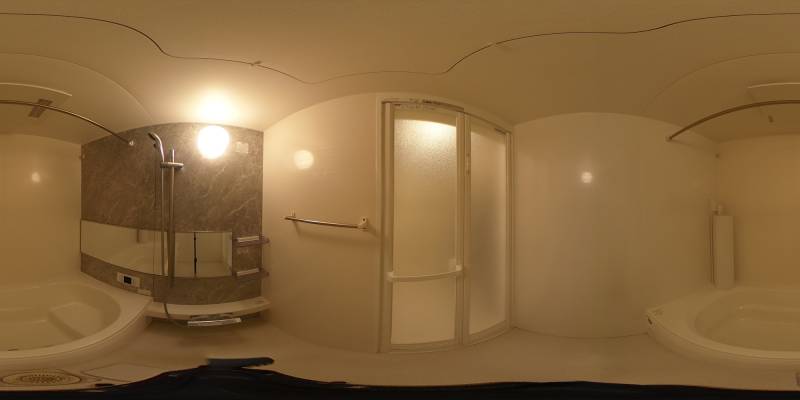 パノラマ画像バスルーム