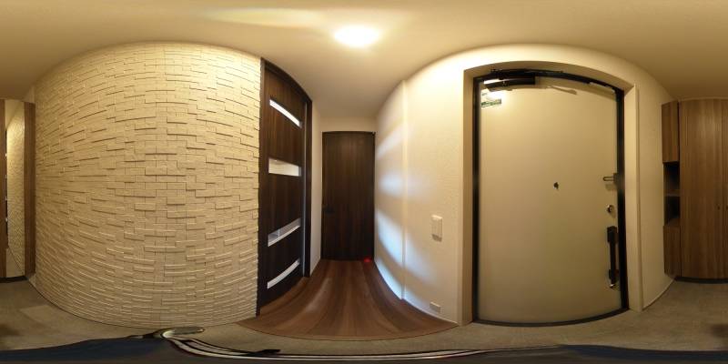 パノラマ画像玄関