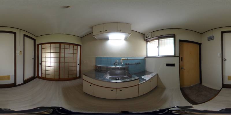 パノラマ画像キッチン