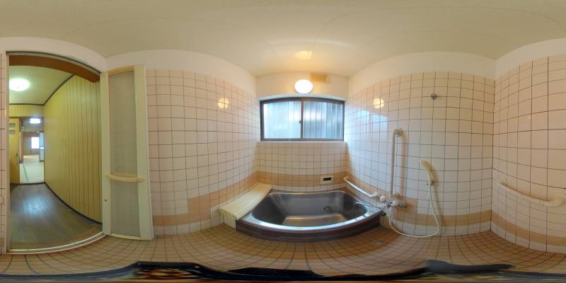 パノラマ画像バスルーム