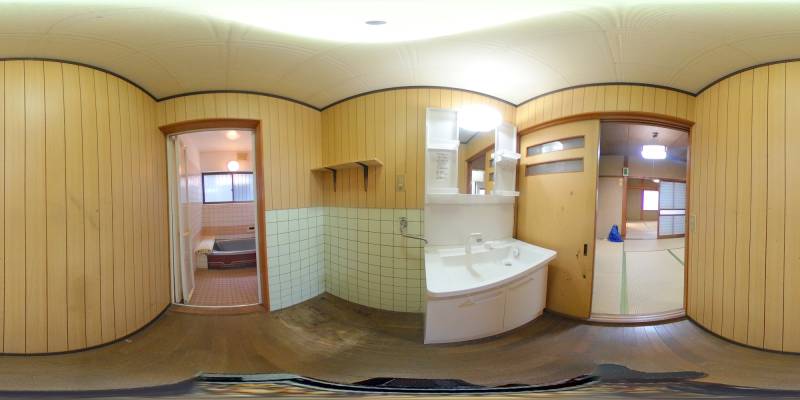 パノラマ画像洗面所