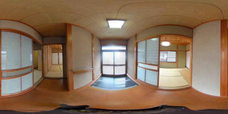 パノラマ画像玄関