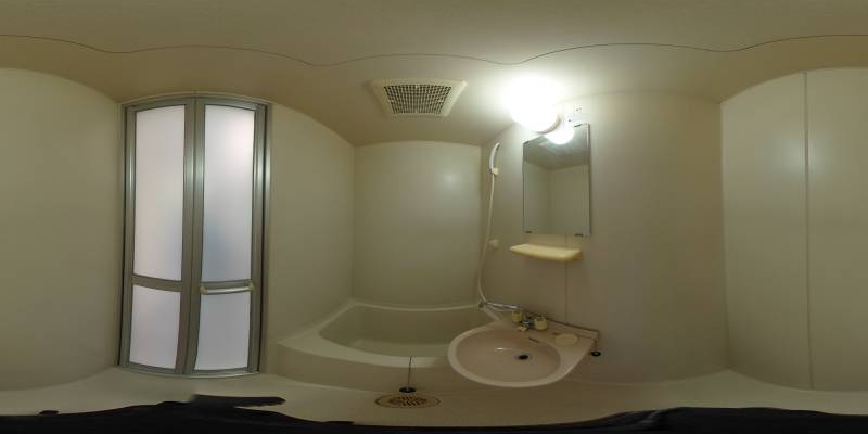 パノラマ画像バスルーム