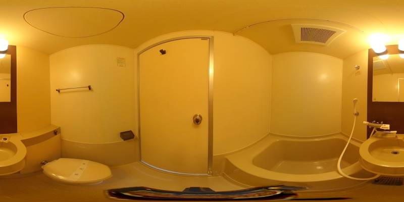 パノラマ画像バスルーム