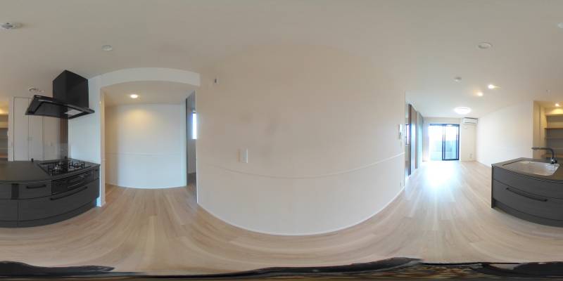 パノラマ画像キッチン