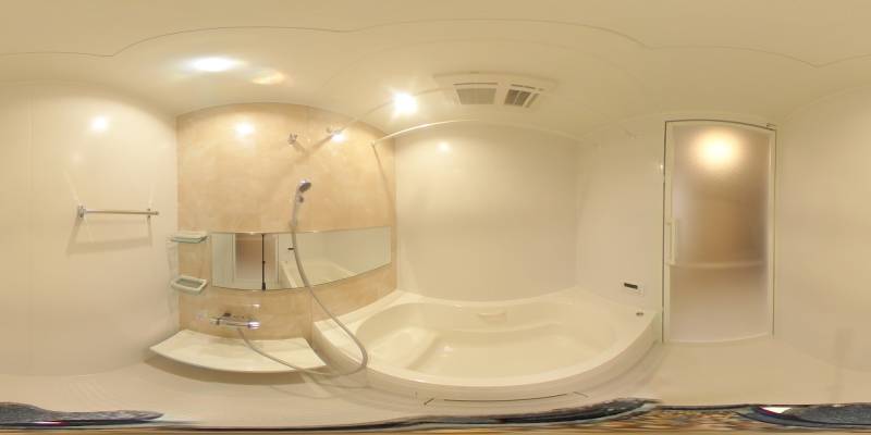 パノラマ画像バスルーム