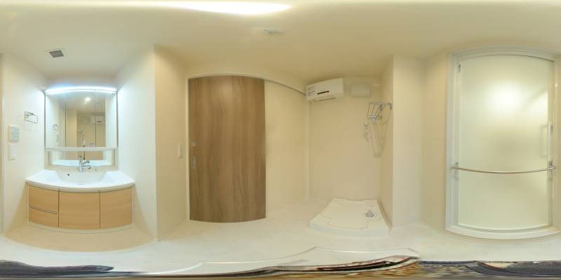 パノラマ画像洗面所