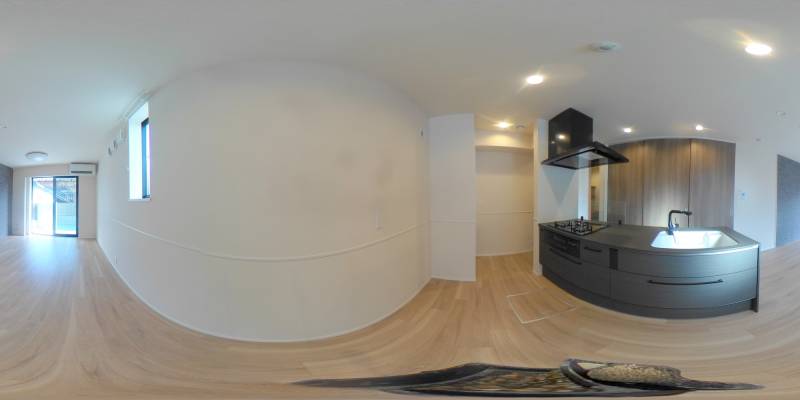 パノラマ画像キッチン