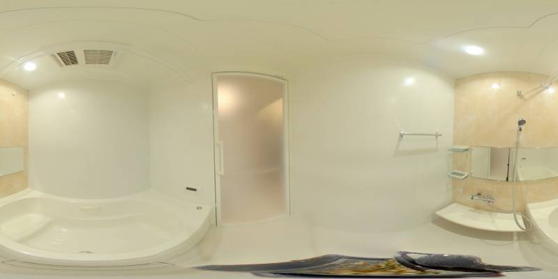 パノラマ画像バスルーム