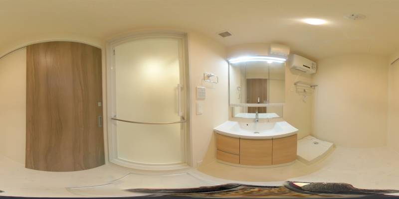 パノラマ画像洗面所