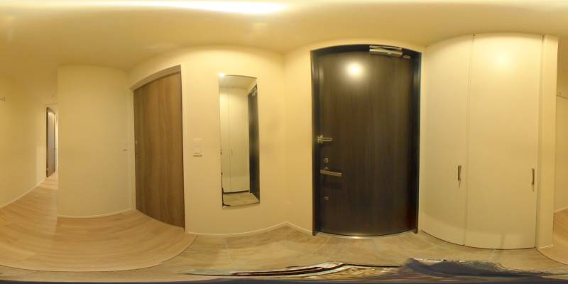 パノラマ画像玄関