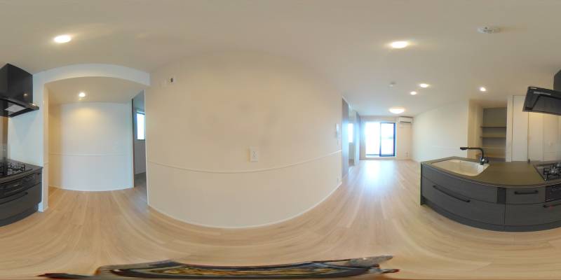 パノラマ画像キッチン