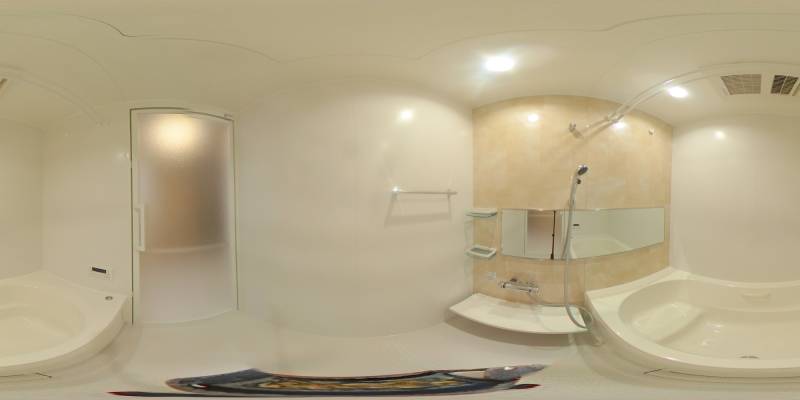 パノラマ画像バスルーム