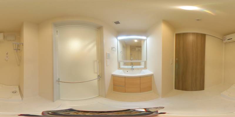 パノラマ画像洗面所