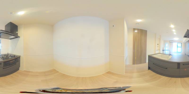 パノラマ画像キッチン