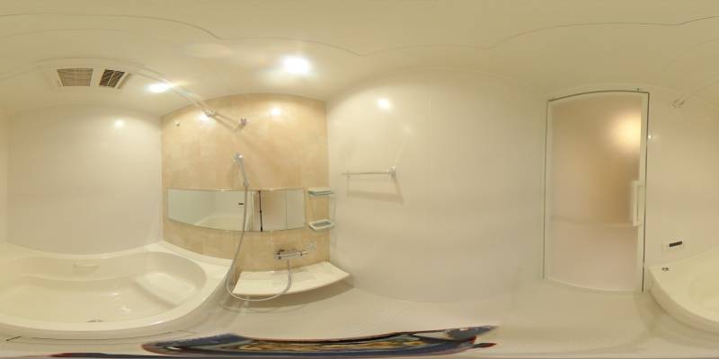 パノラマ画像バスルーム