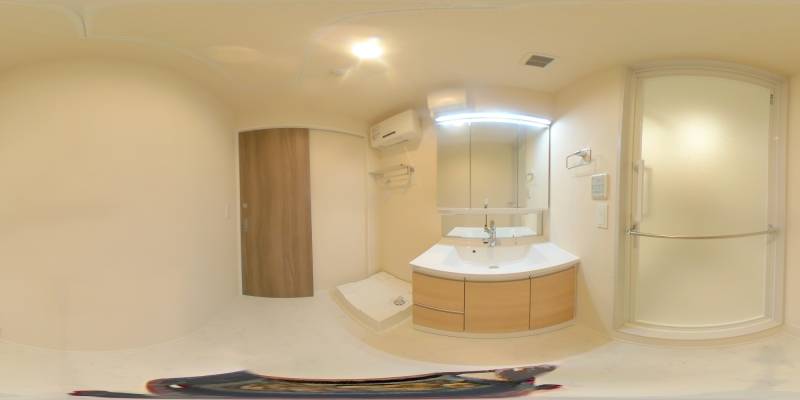 パノラマ画像洗面所