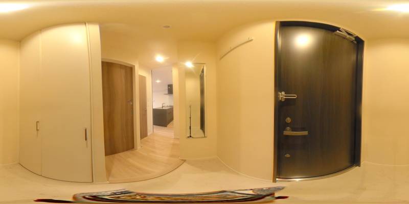 パノラマ画像玄関