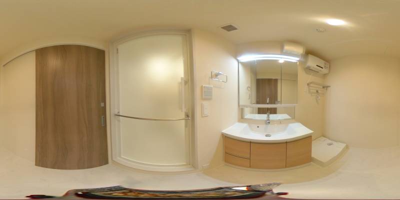 パノラマ画像洗面所