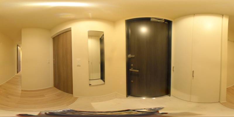 パノラマ画像玄関