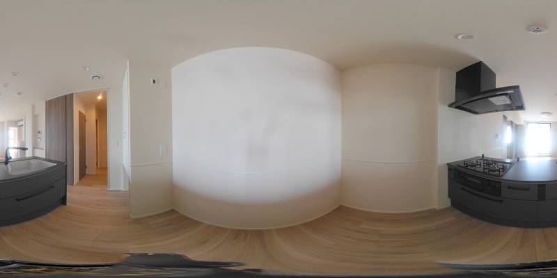 パノラマ画像キッチン