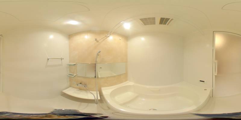 パノラマ画像バスルーム