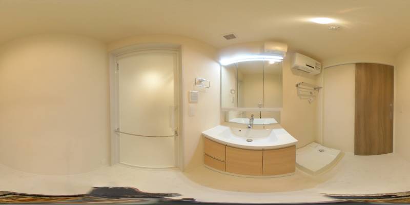 パノラマ画像洗面所