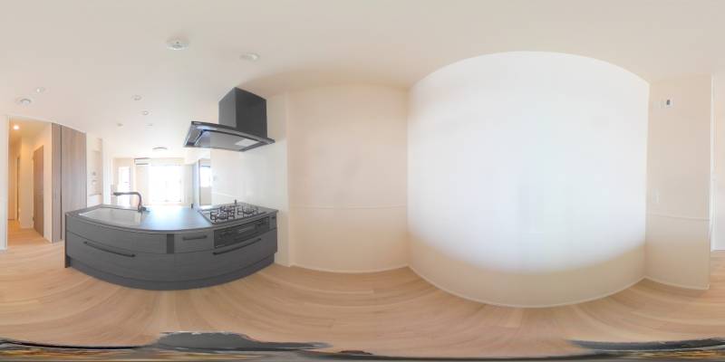 パノラマ画像キッチン