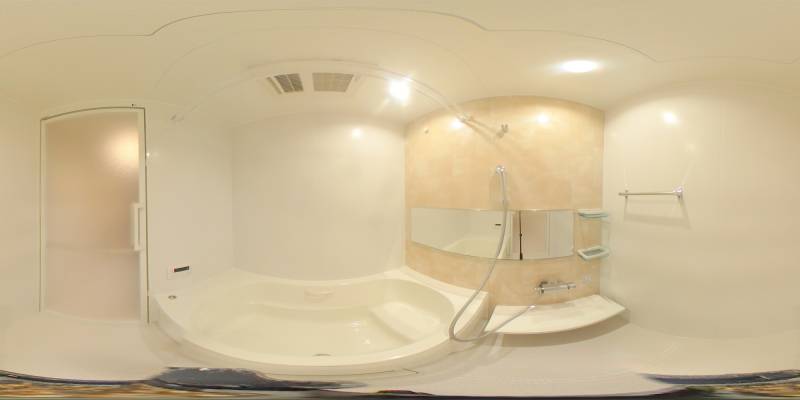 パノラマ画像バスルーム