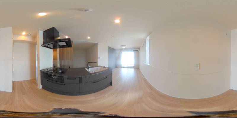 パノラマ画像キッチン