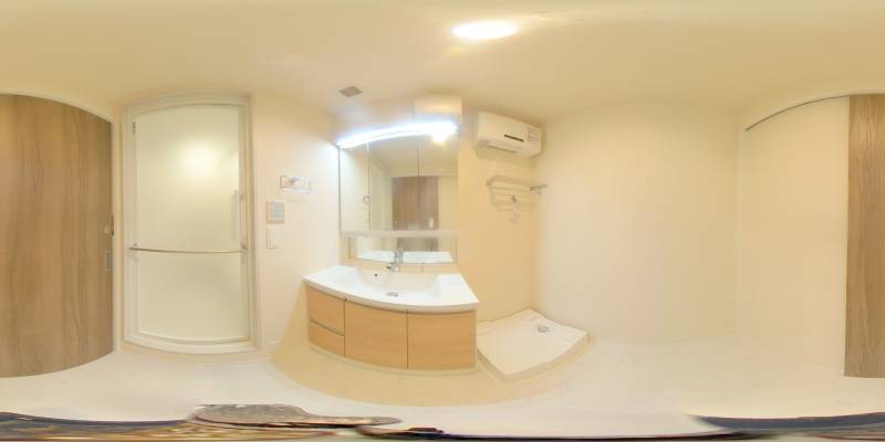 パノラマ画像洗面所