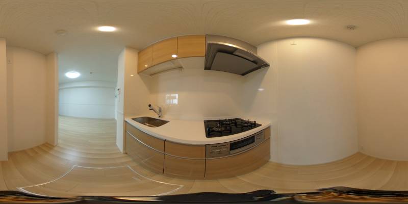 パノラマ画像キッチン