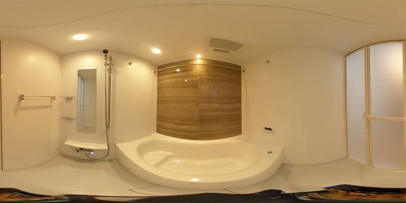 パノラマ画像バスルーム