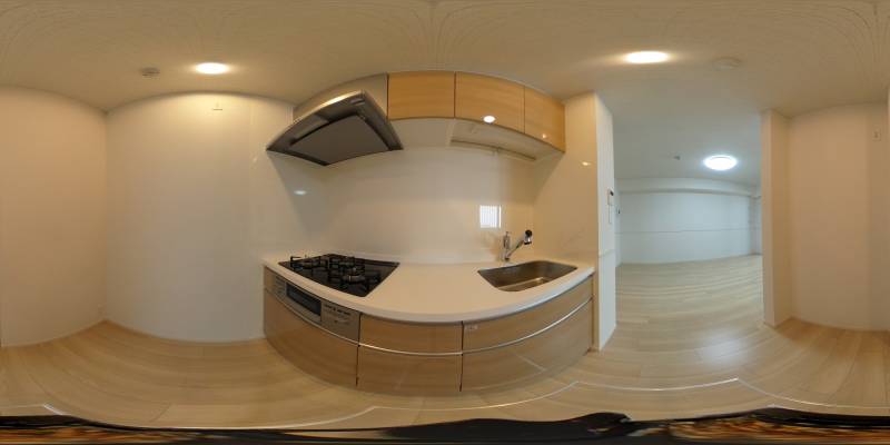 パノラマ画像キッチン