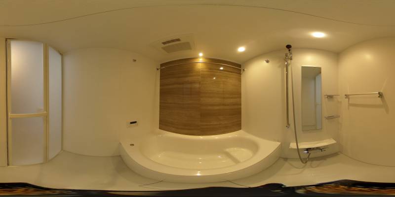 パノラマ画像バスルーム