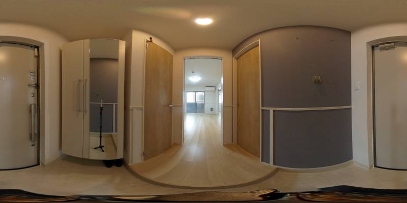 パノラマ画像玄関