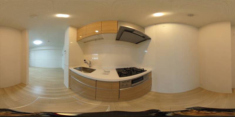 パノラマ画像キッチン