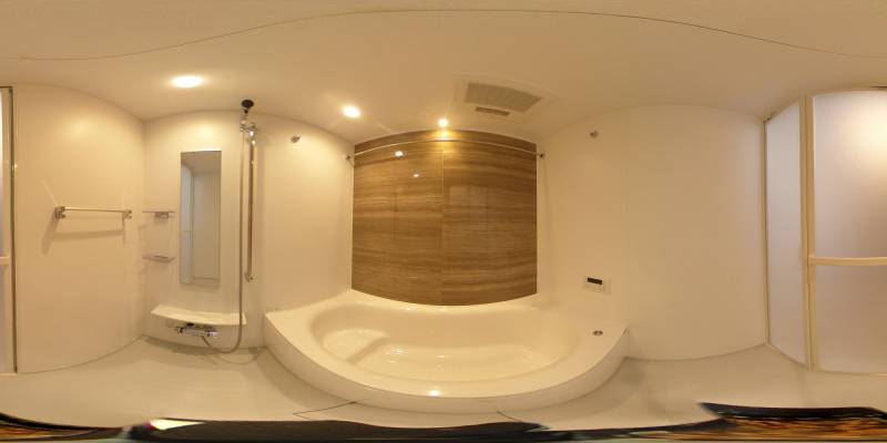 パノラマ画像バスルーム