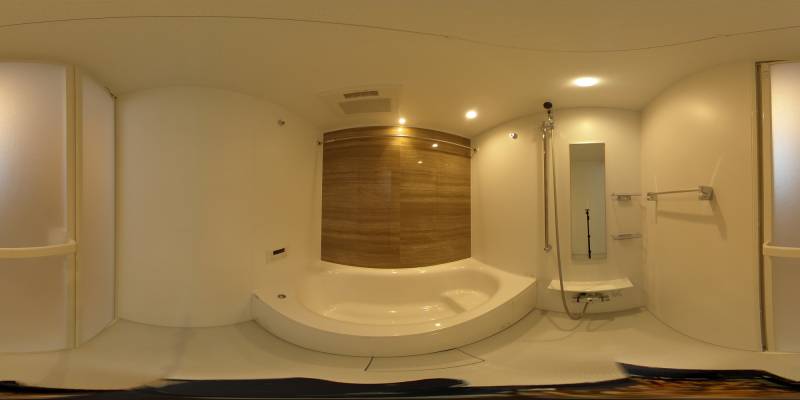 パノラマ画像バスルーム