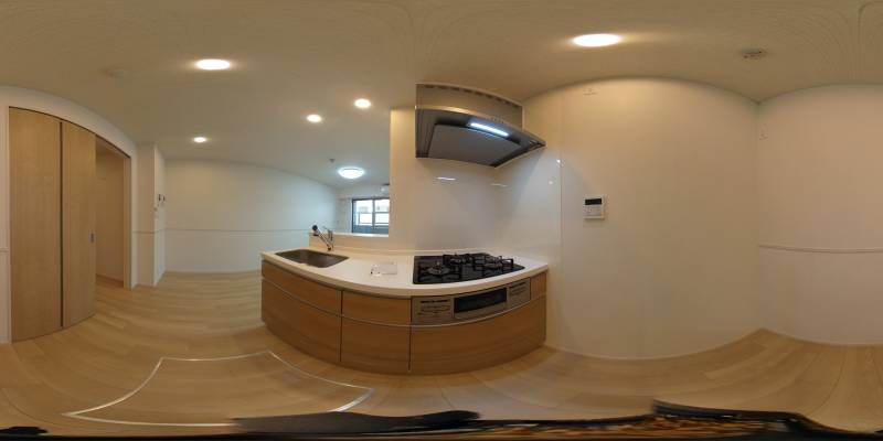 パノラマ画像キッチン