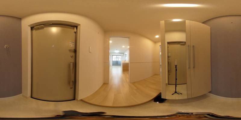 パノラマ画像玄関