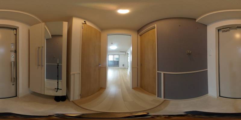 パノラマ画像玄関