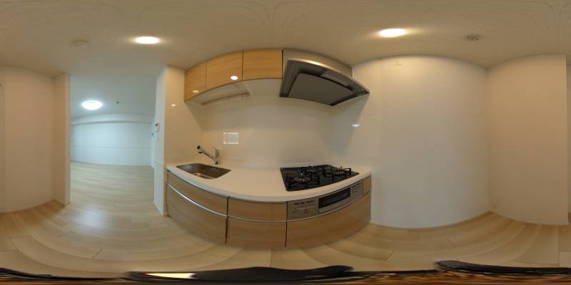 パノラマ画像キッチン