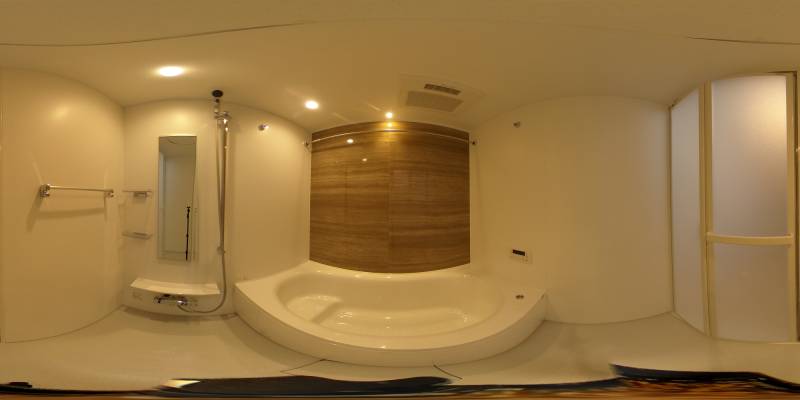 パノラマ画像バスルーム