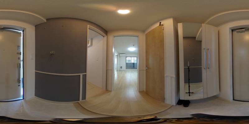 パノラマ画像玄関