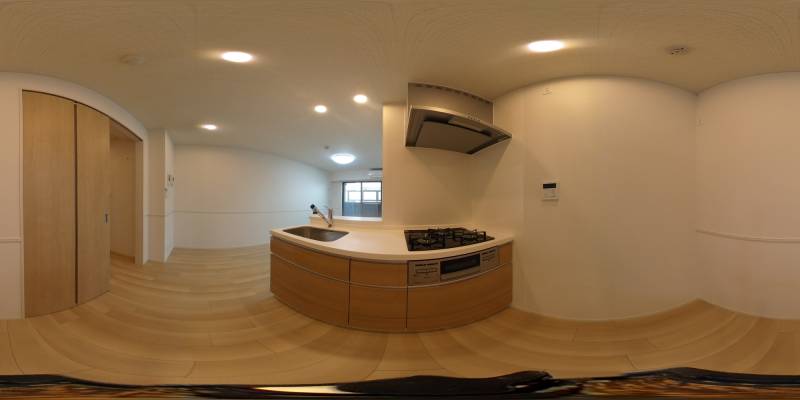パノラマ画像キッチン