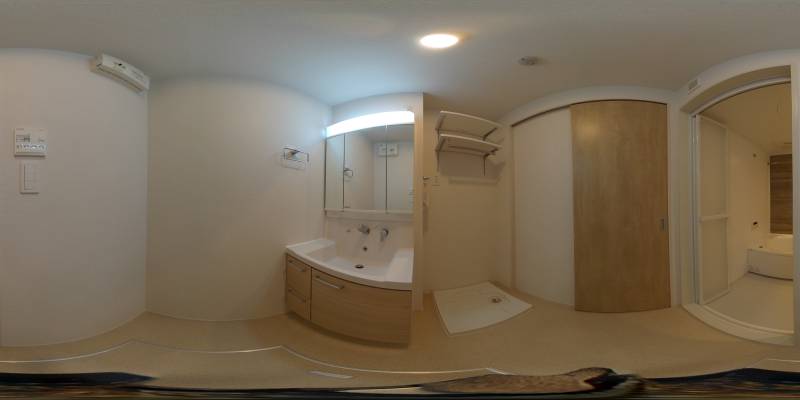 パノラマ画像洗面所