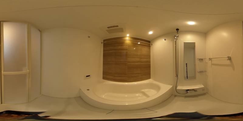 パノラマ画像バスルーム