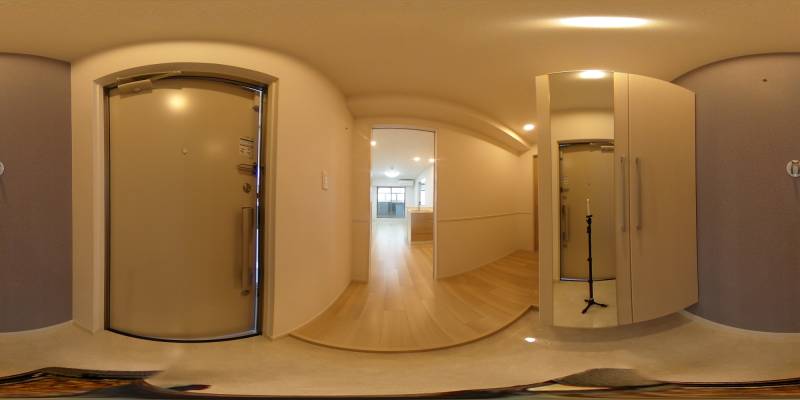 パノラマ画像玄関