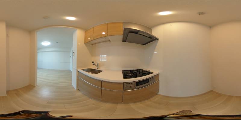 パノラマ画像キッチン